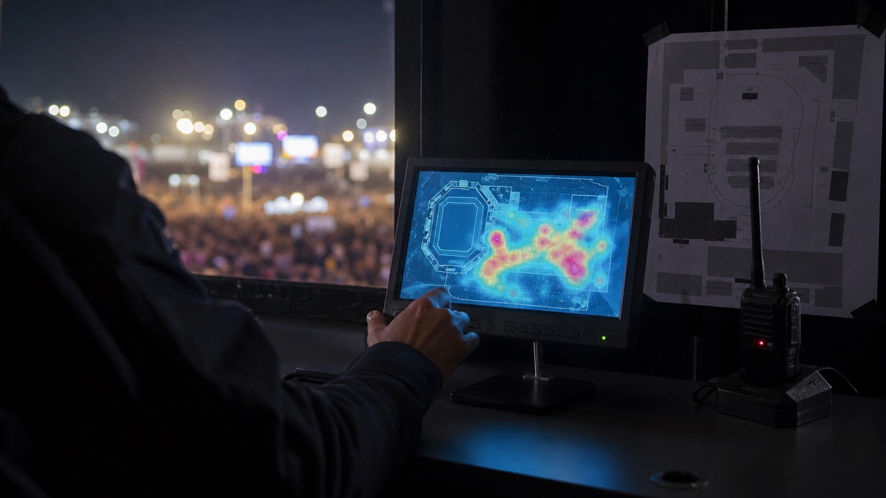 Sensores de lotação: como grandes eventos monitoram fluxo de público em tempo real